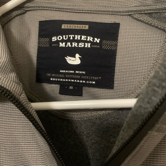 Southern marsh half zip pullover with collar. - Picture 2 of 3